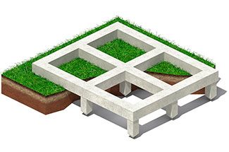 Чертежи фундамента